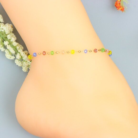 "Handmade Anklet – A Stylish Choice for Women, Thoughtful Gift Idea, EVCH1499 - Picture 5 of 10